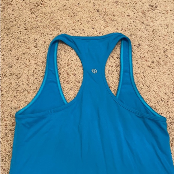 Lululemon turquoise tank top - Picture 3 of 6